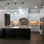 Granite Countertops with backsplash - Fantasy Brown